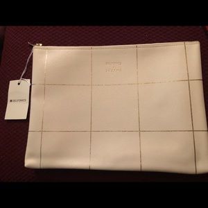 Delfonics X Sezane Large Striped Pouch